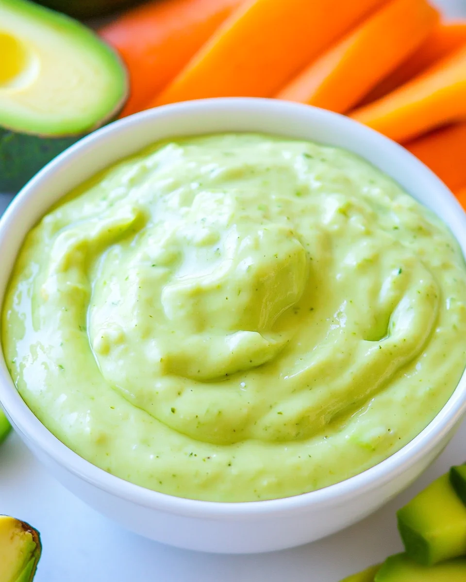 Creamy Avocado Ranch Dressing And Dip - additional image