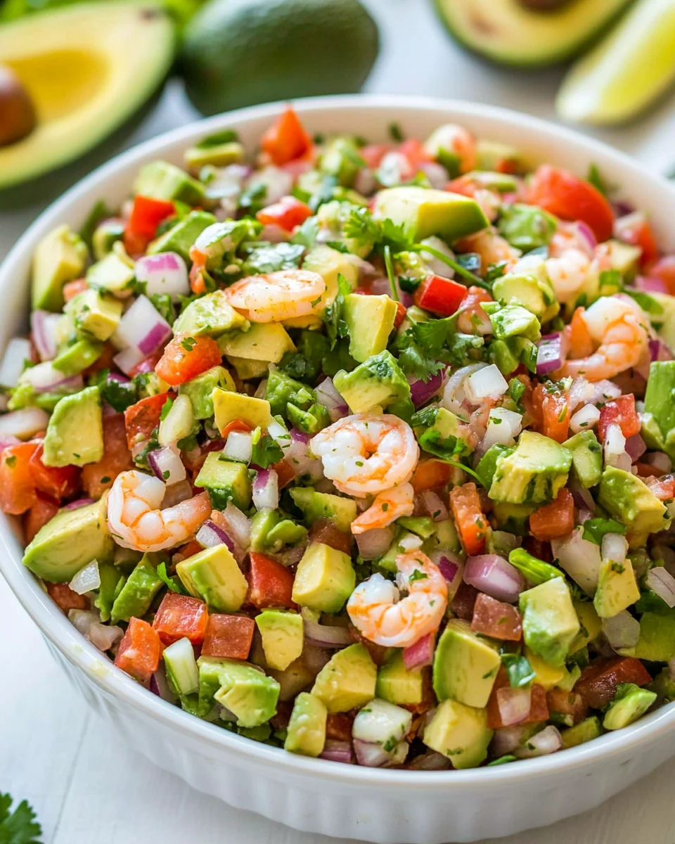 Fresh Avocado Shrimp Salsa Recipe - additional image