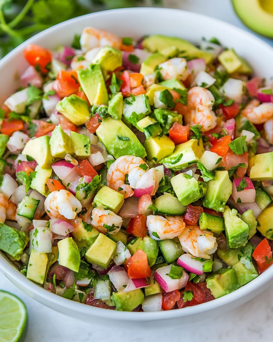 Fresh Avocado Shrimp Salsa Recipe - additional image