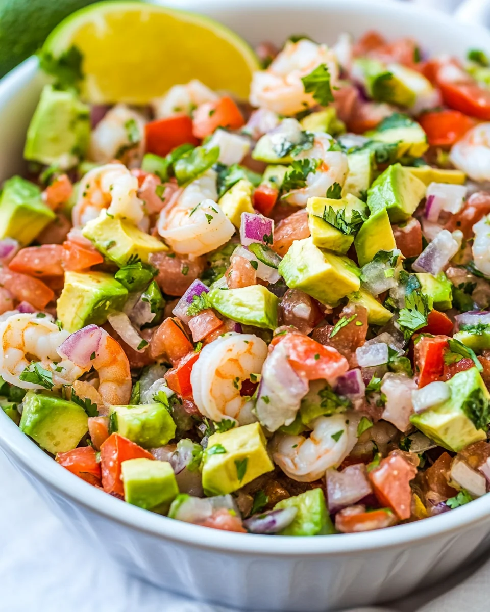 Fresh Avocado Shrimp Salsa Recipe - additional image