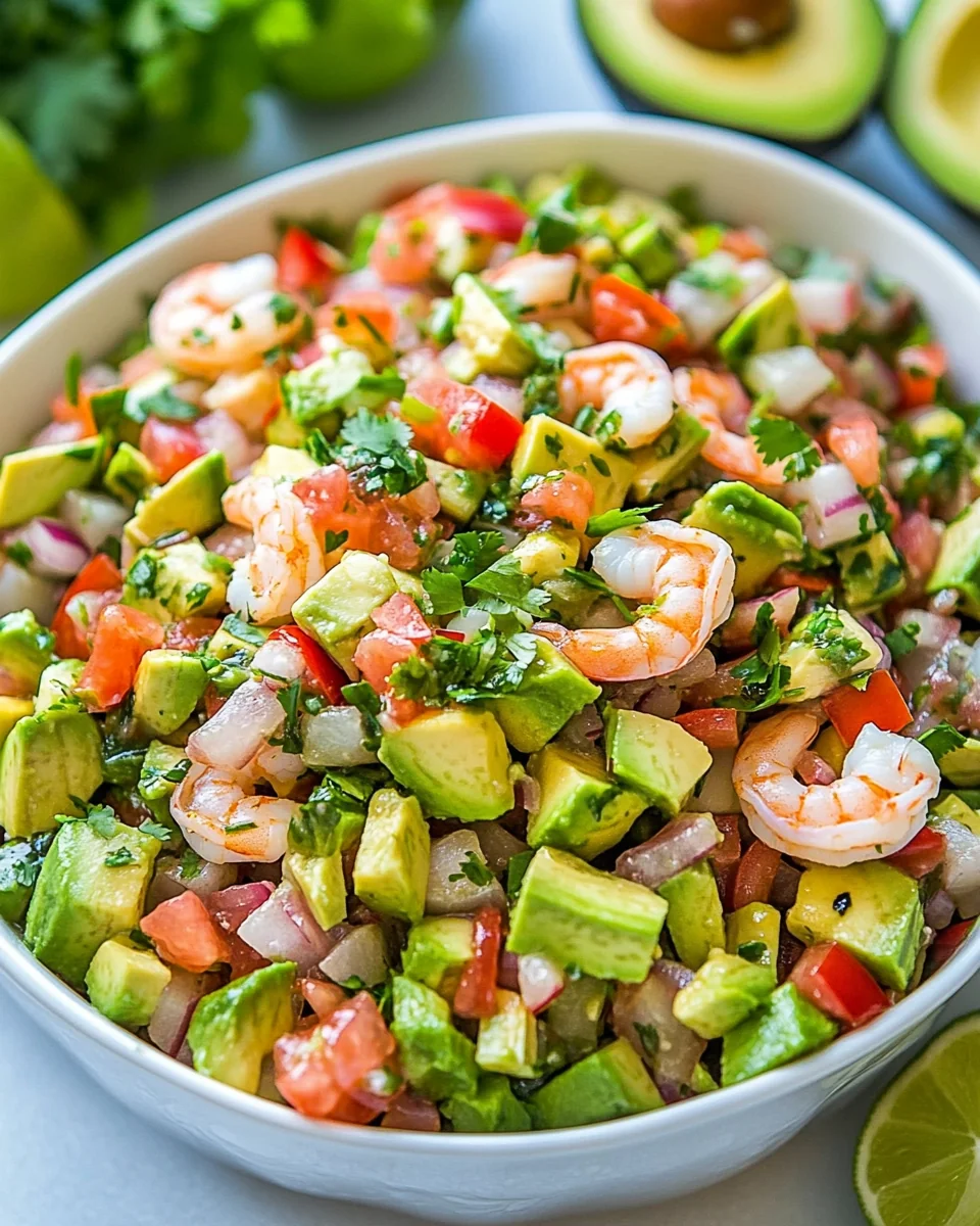 Fresh Avocado Shrimp Salsa Recipe