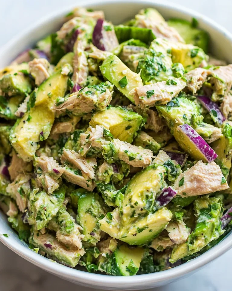 Simple Avocado Tuna Salad Recipe