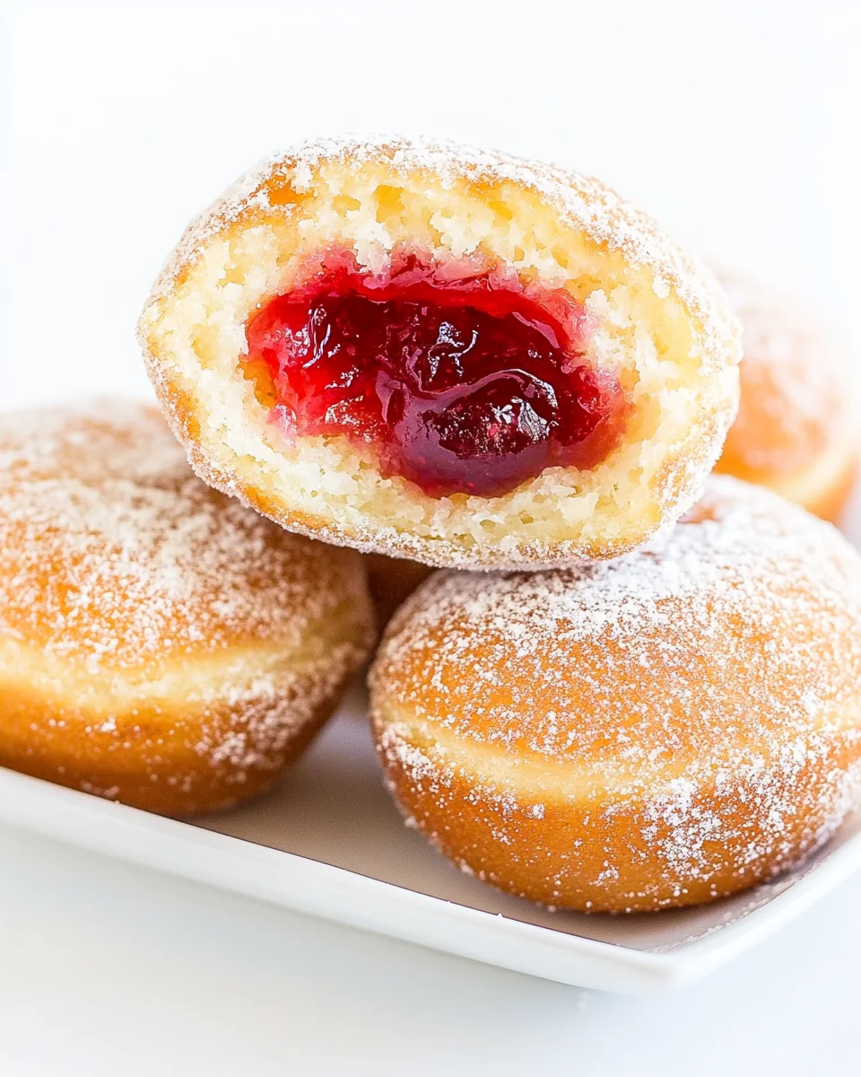 Homemade Jelly-Filled Baked Donuts - additional image