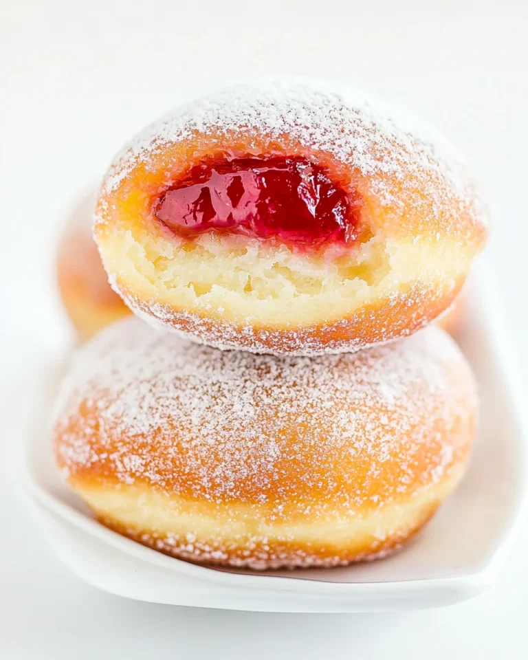 Homemade Jelly-Filled Baked Donuts