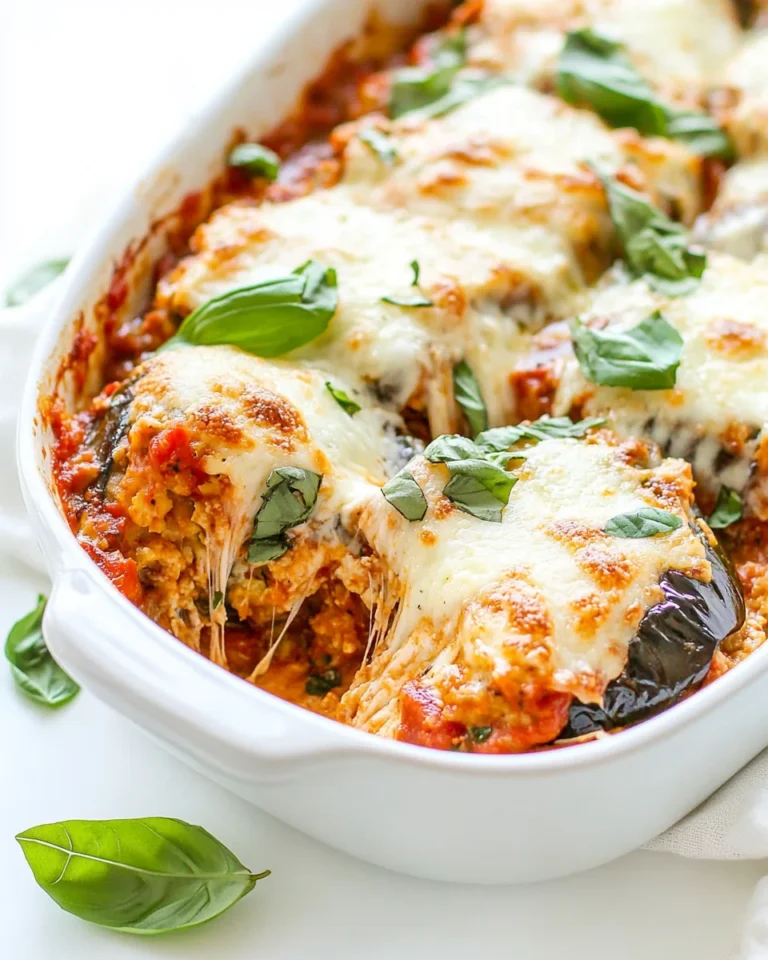 Classic Baked Eggplant Parmesan Recipe