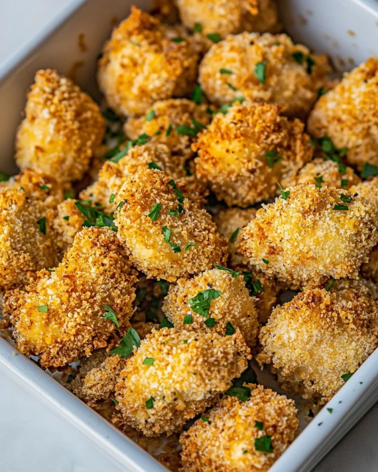 Savory Baked Popcorn Chicken for a Cozy Night