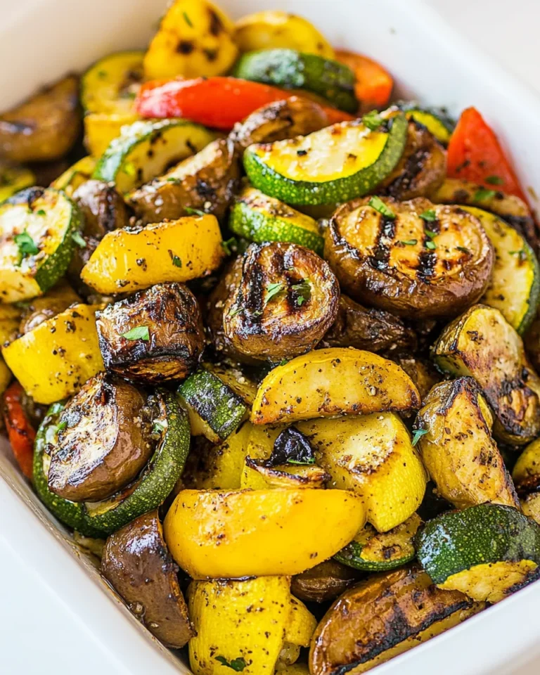 Simple Balsamic Grilled Vegetables