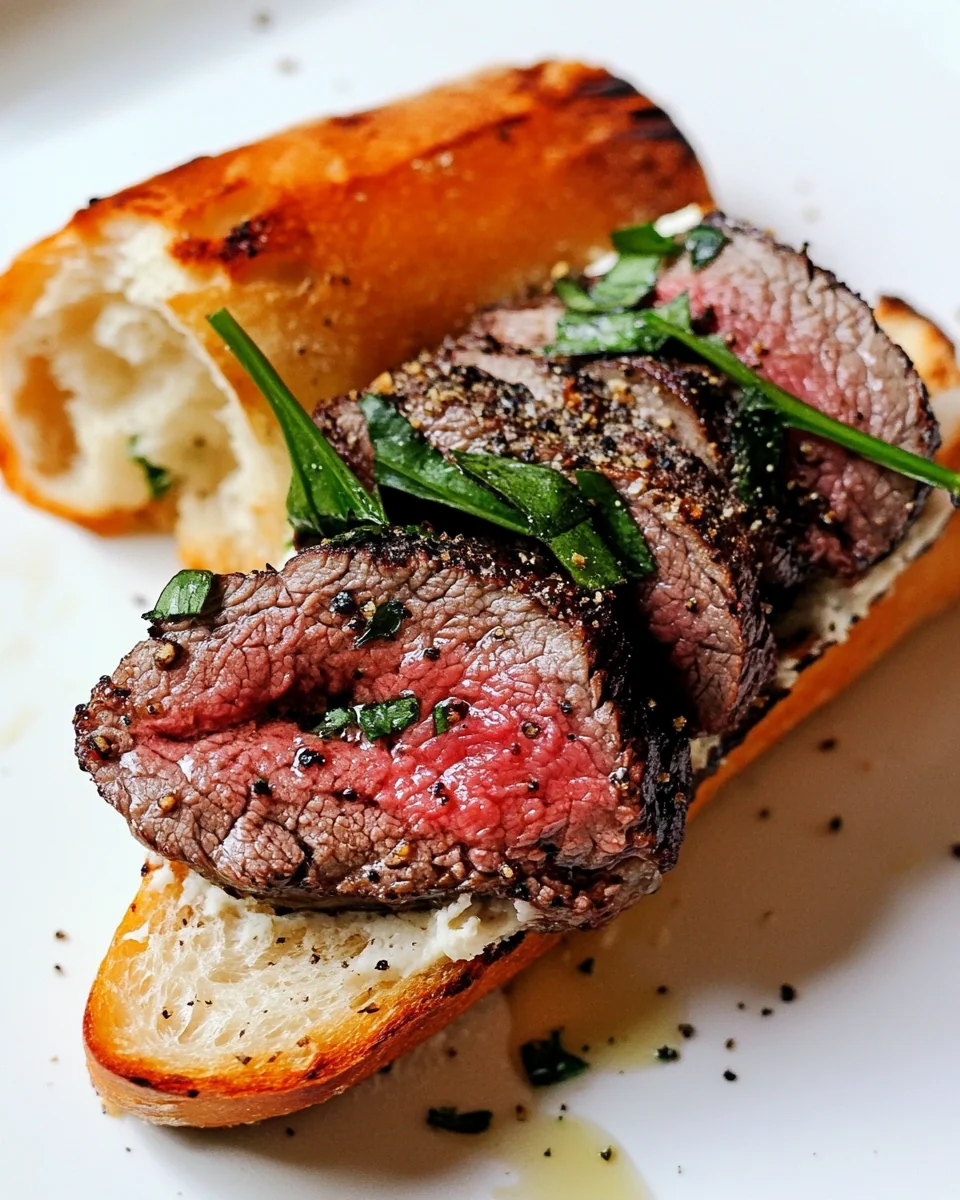 Savory Beef Tenderloin Baguettes for a Cozy Night - additional image