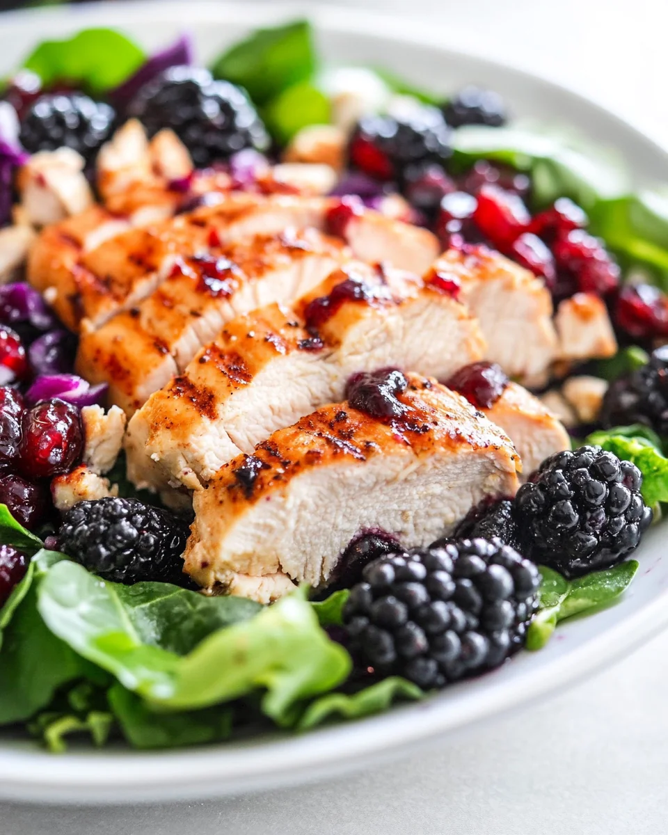Delicious Blackberry Chicken Salad for a Fresh Summer Meal - additional image