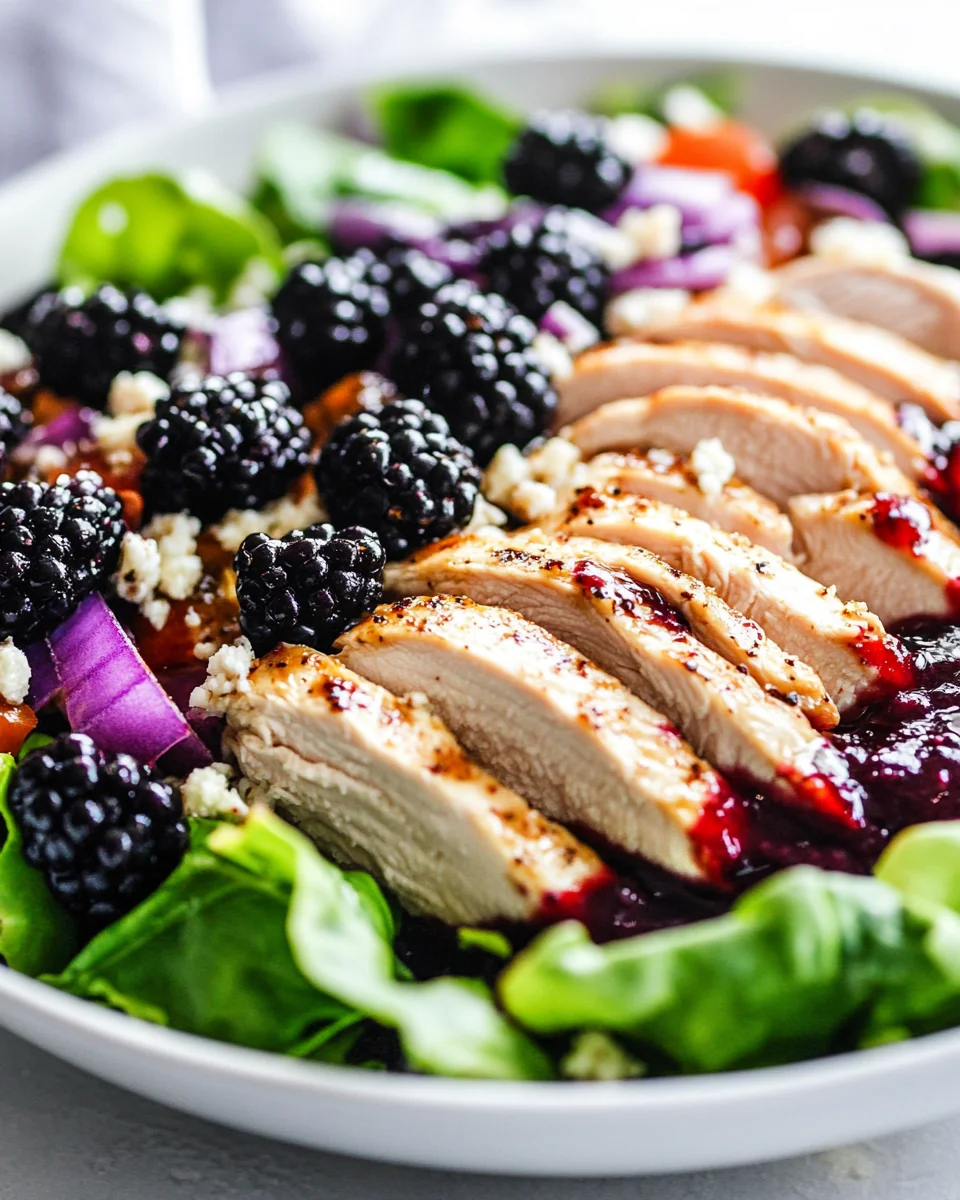 Delicious Blackberry Chicken Salad for a Fresh Summer Meal - additional image