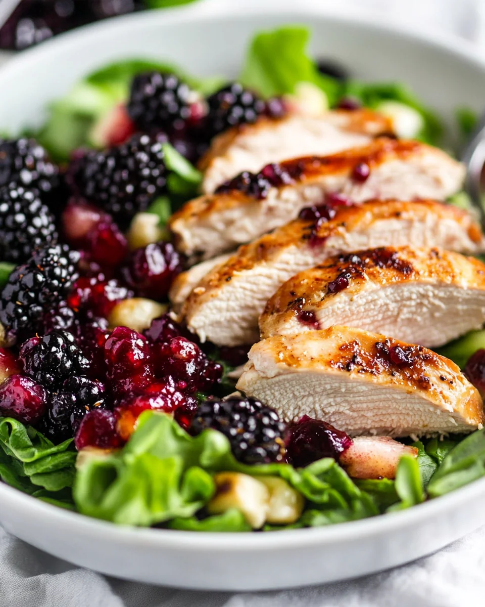Delicious Blackberry Chicken Salad for a Fresh Summer Meal - additional image