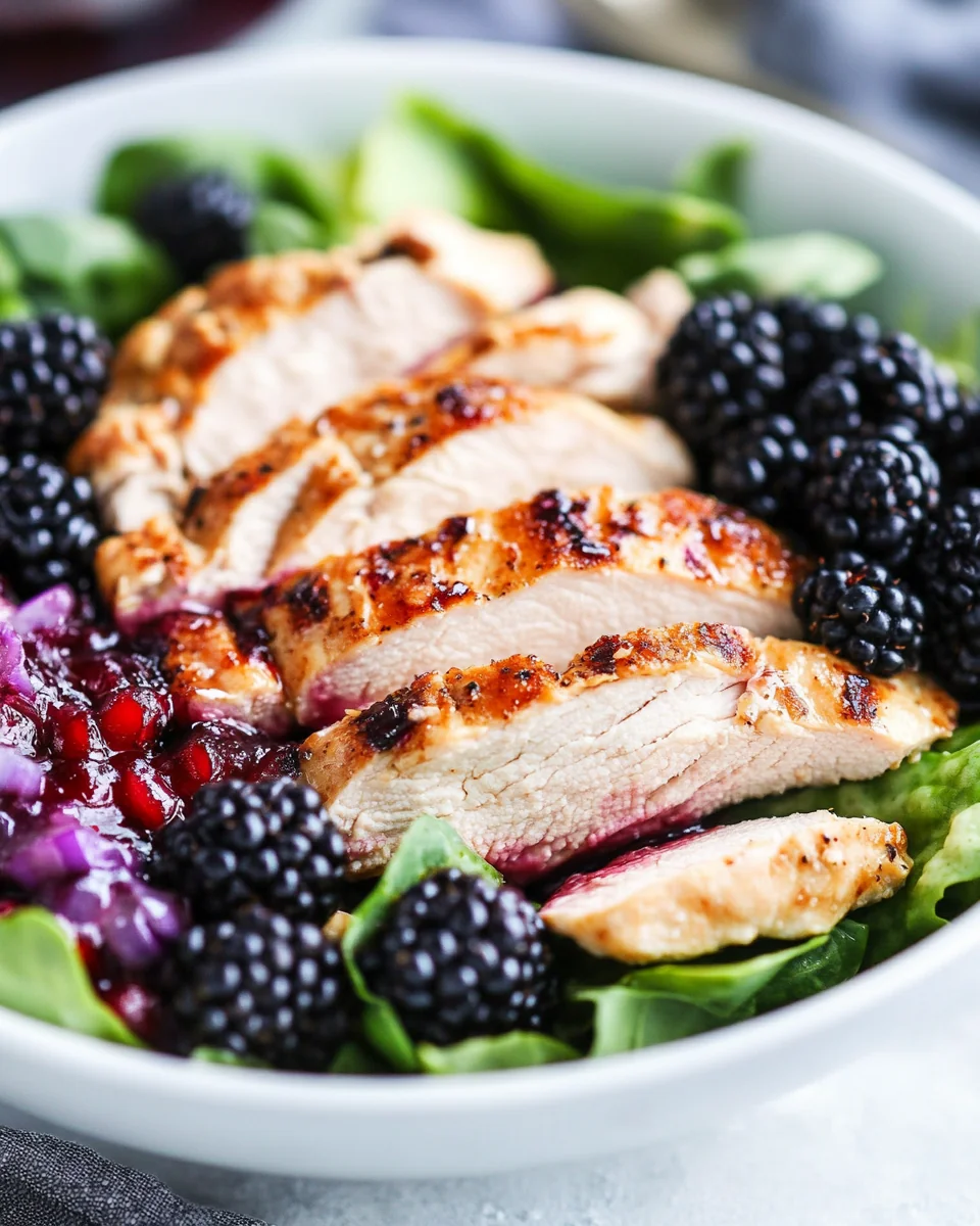 Delicious Blackberry Chicken Salad for a Fresh Summer Meal