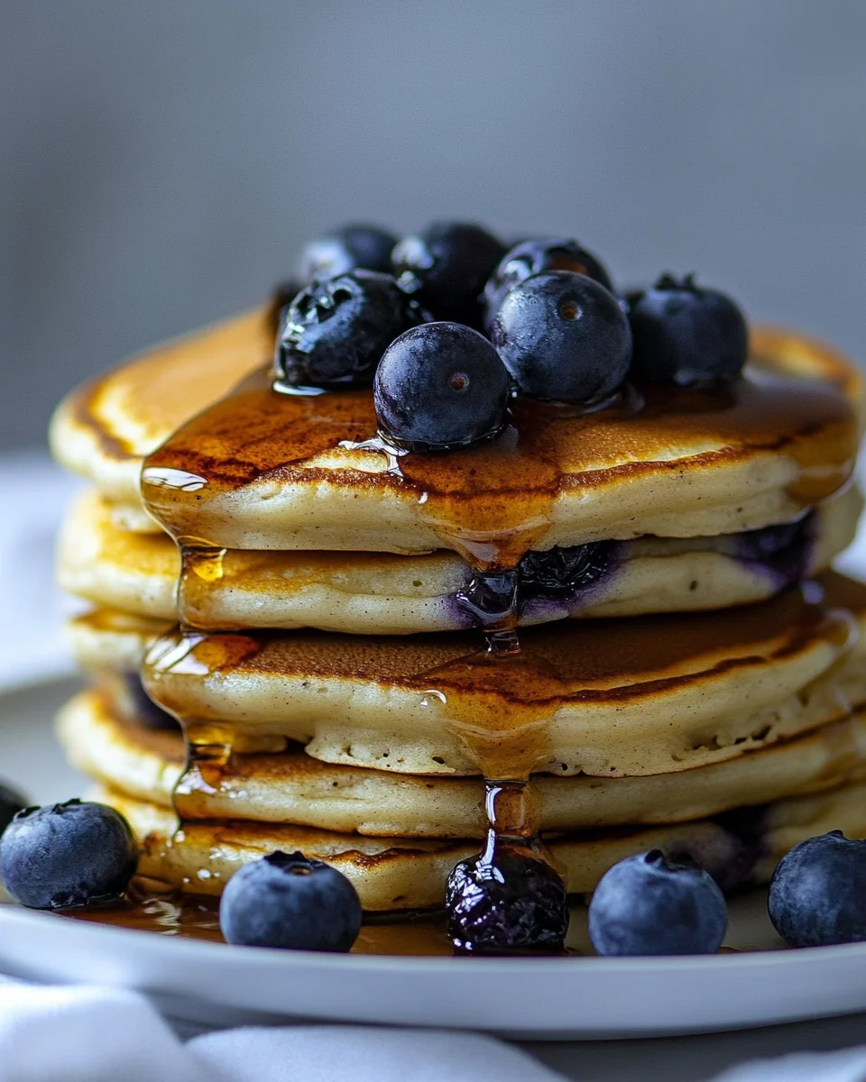 Sourdough Blueberry Pancakes Perfect for a Cozy Breakfast - additional image