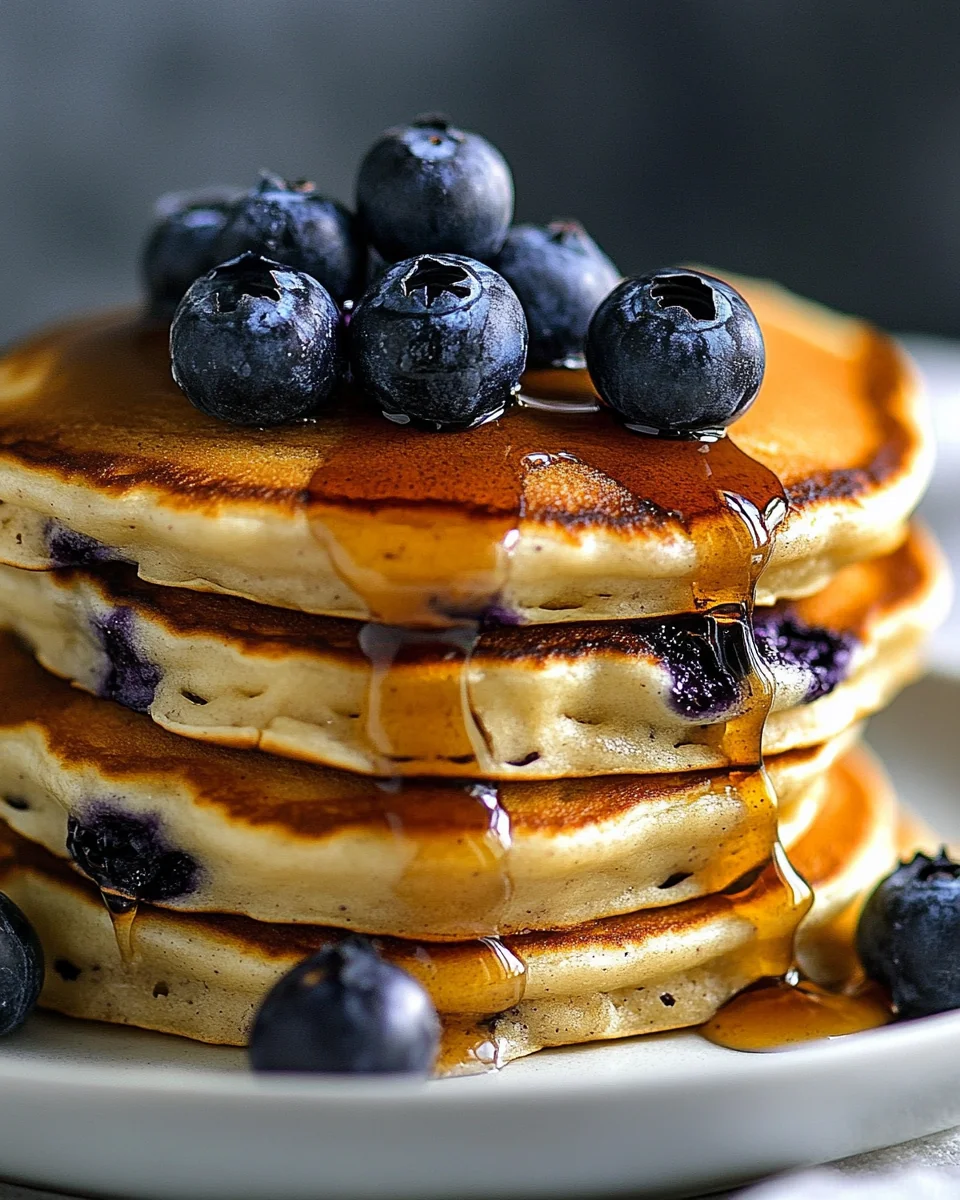 Sourdough Blueberry Pancakes Perfect for a Cozy Breakfast - additional image