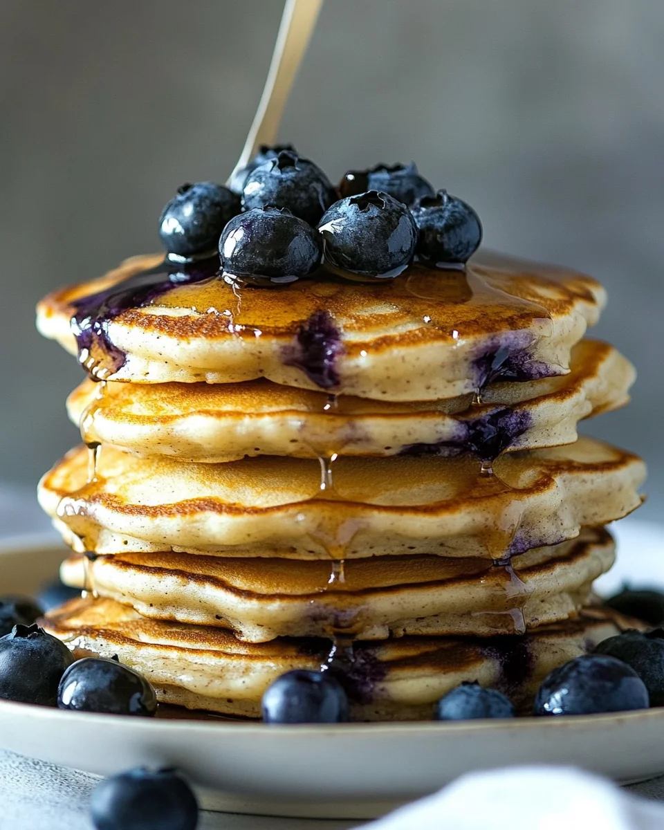 Sourdough Blueberry Pancakes Perfect for a Cozy Breakfast - additional image