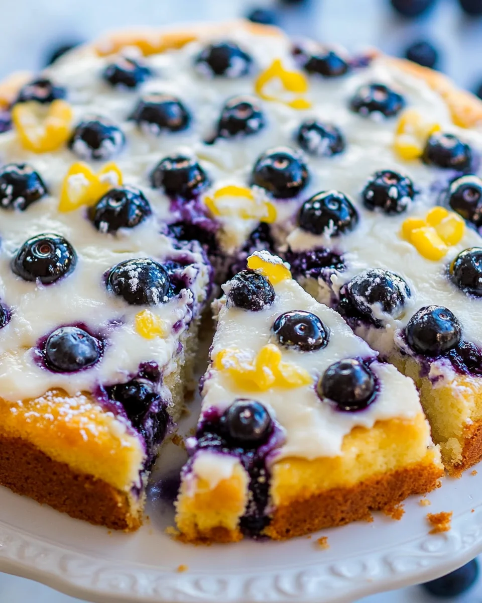 Homemade Blueberry Ricotta Cake Recipe - additional image