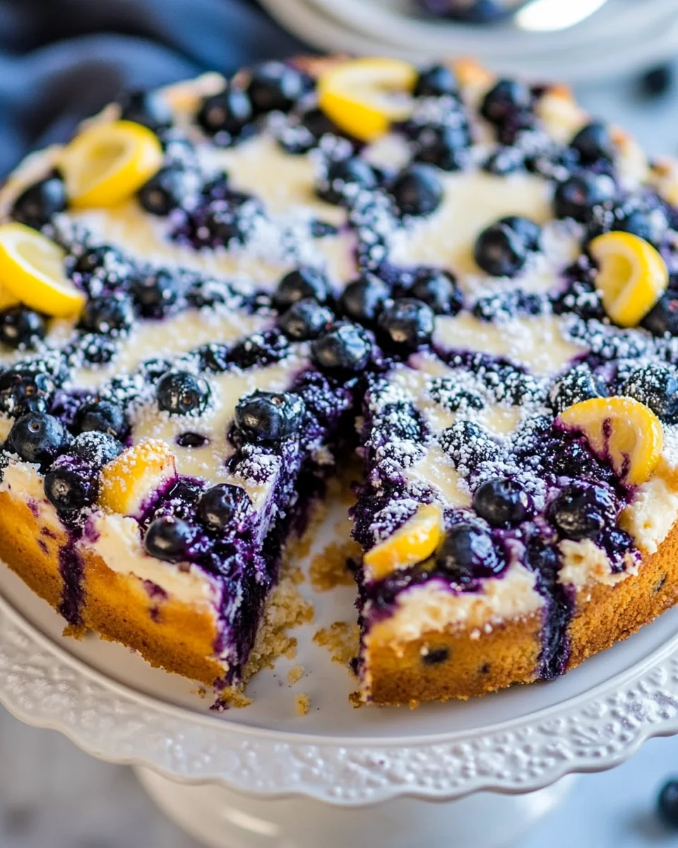 Homemade Blueberry Ricotta Cake Recipe - additional image