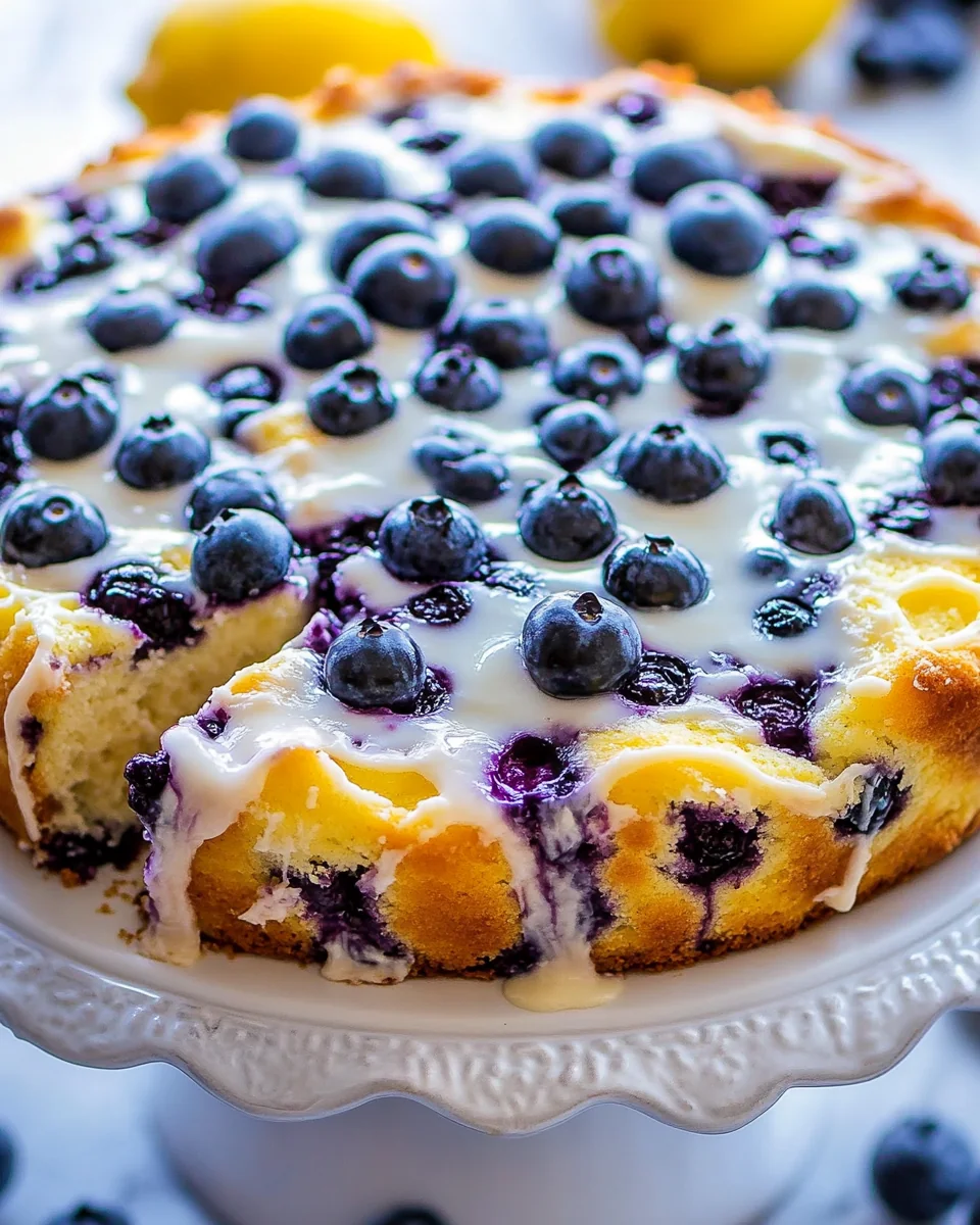 Homemade Blueberry Ricotta Cake Recipe - additional image