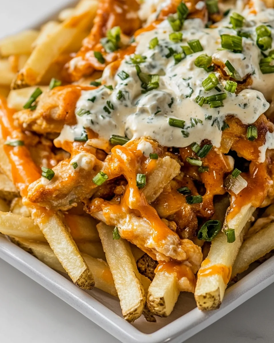 Cheesy Buffalo Chicken Loaded Fries - additional image