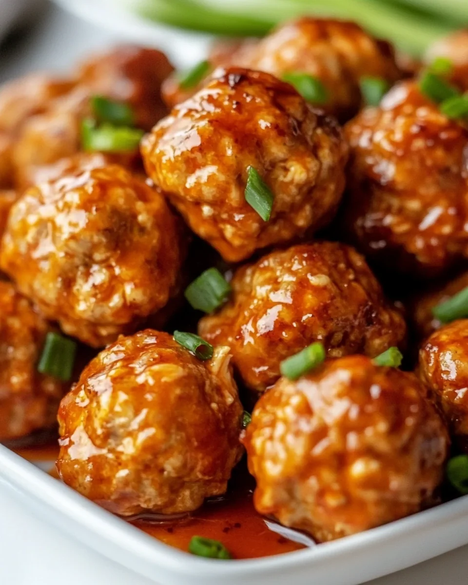 Simple Buffalo Chicken Meatballs - additional image