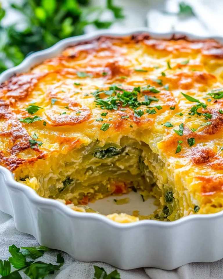 Simple Savory Cabbage Casserole Recipe