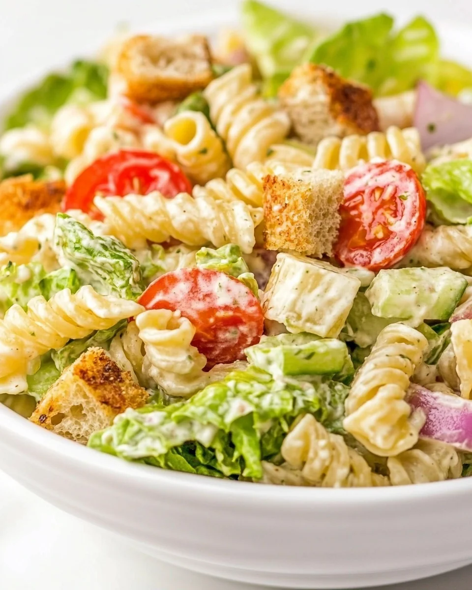 Simple Caesar Pasta Salad Recipe - additional image