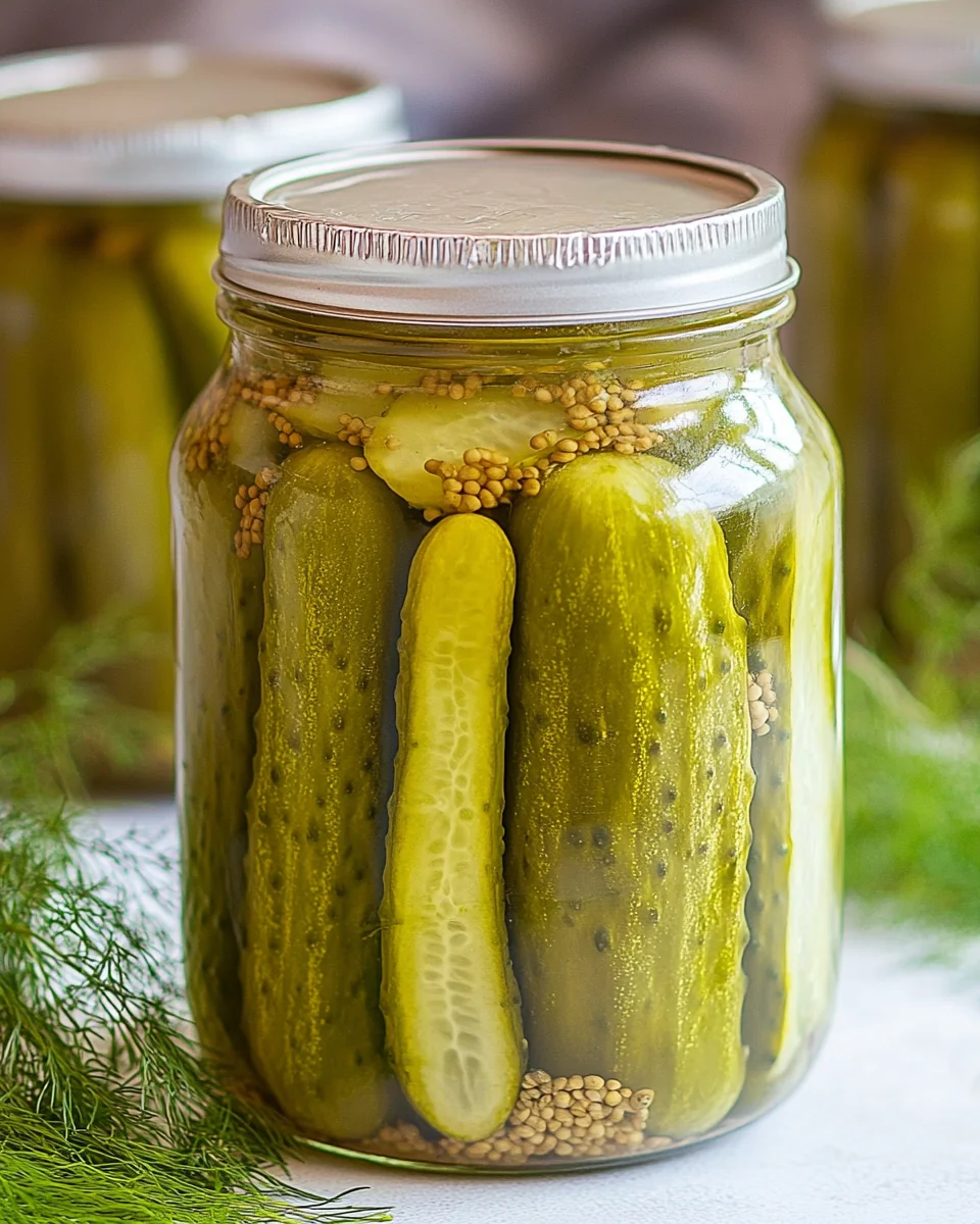 Simple Homemade Dill Pickles - additional image