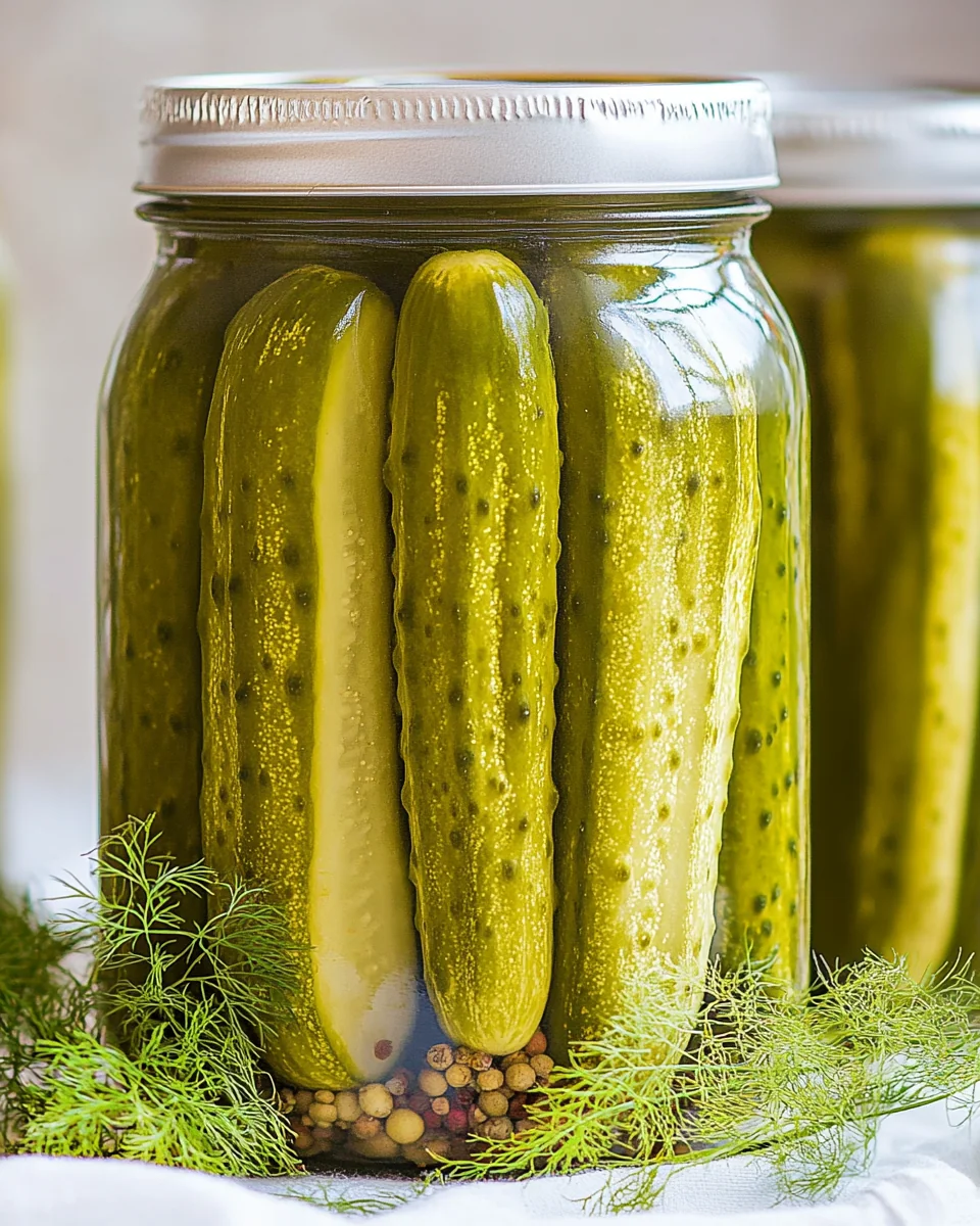 Simple Homemade Dill Pickles - additional image