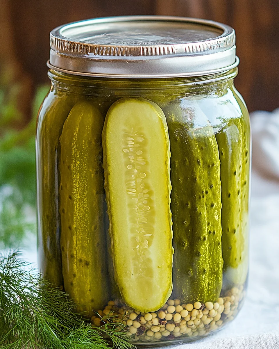 Simple Homemade Dill Pickles - additional image