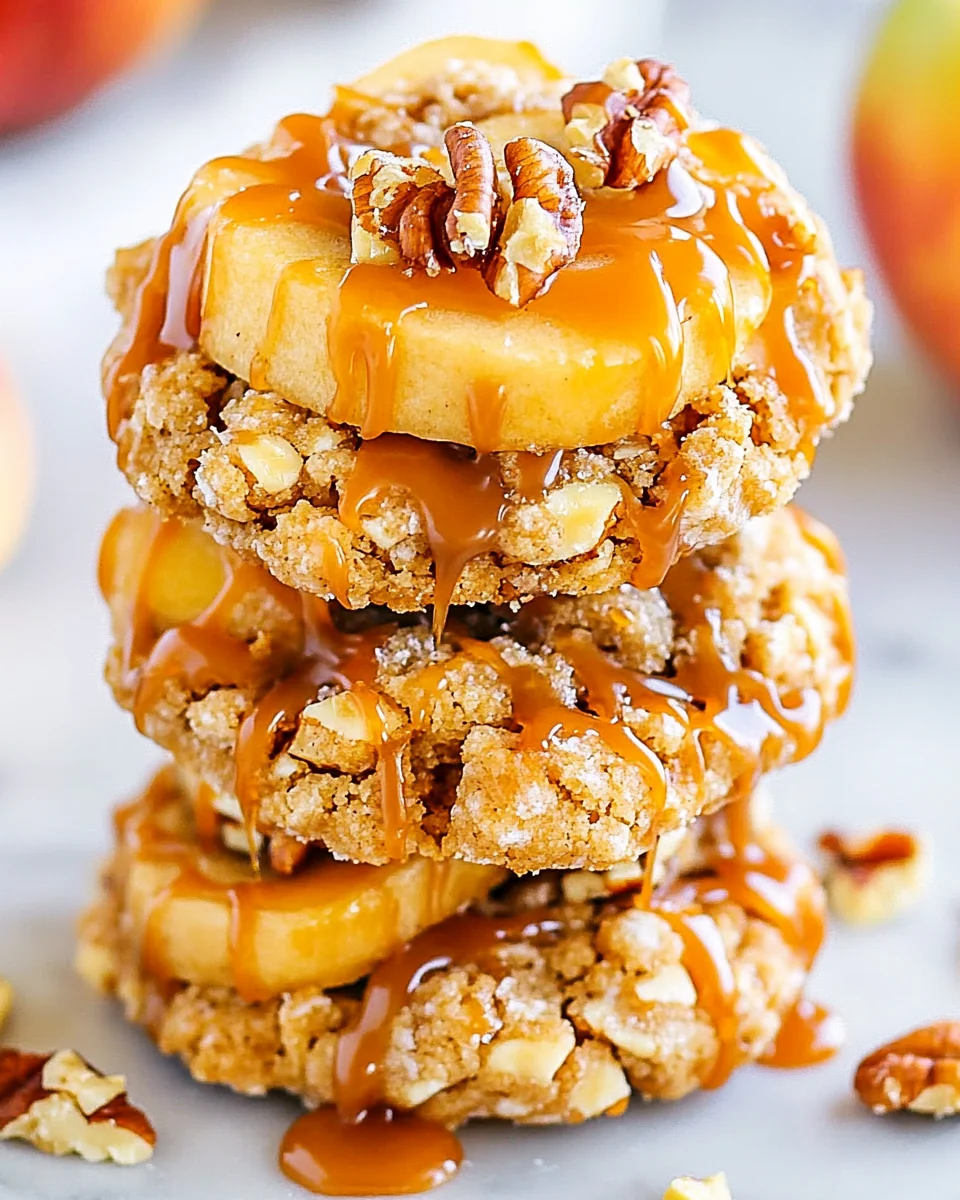 Homemade Caramel Apple Walnut Cookies - additional image