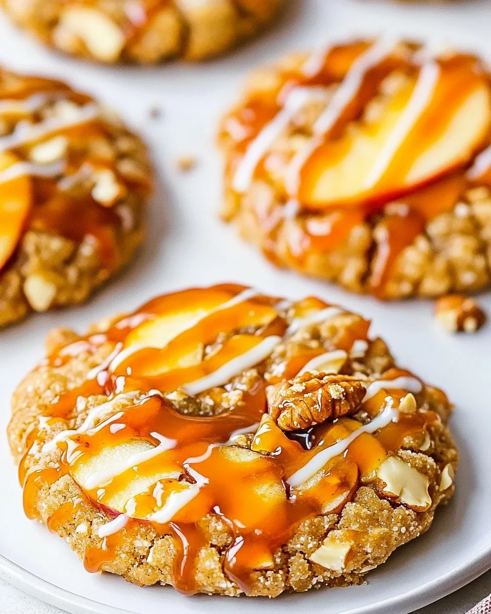 Homemade Caramel Apple Walnut Cookies - additional image