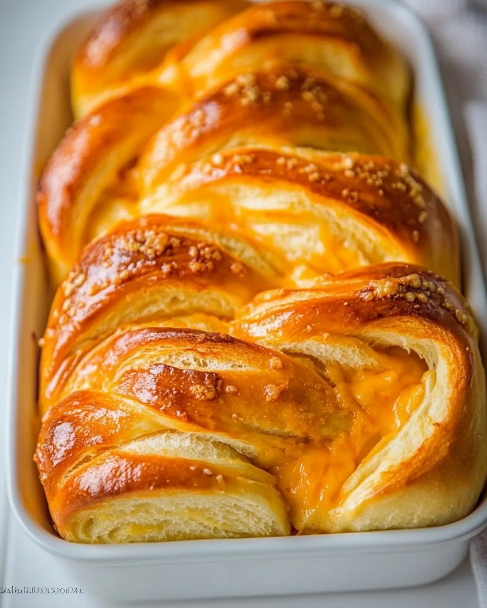 Homemade Cheese Filled Braided Bread Recipe - additional image