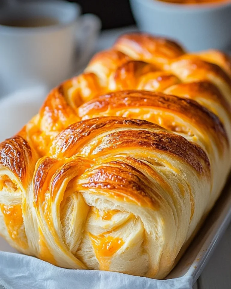 Homemade Cheese Filled Braided Bread Recipe