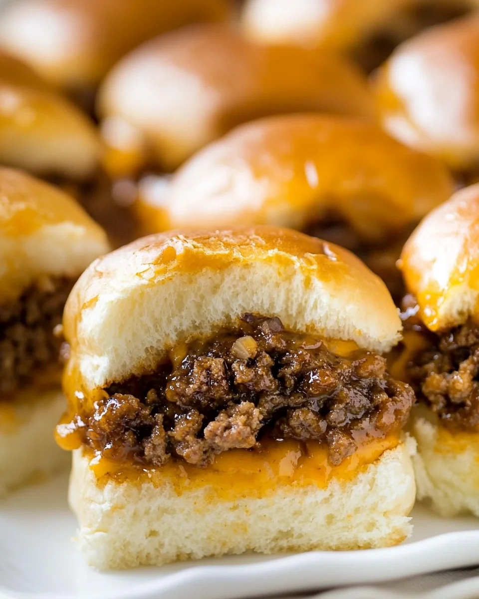 Perfect Homemade Cheeseburger Sliders - additional image