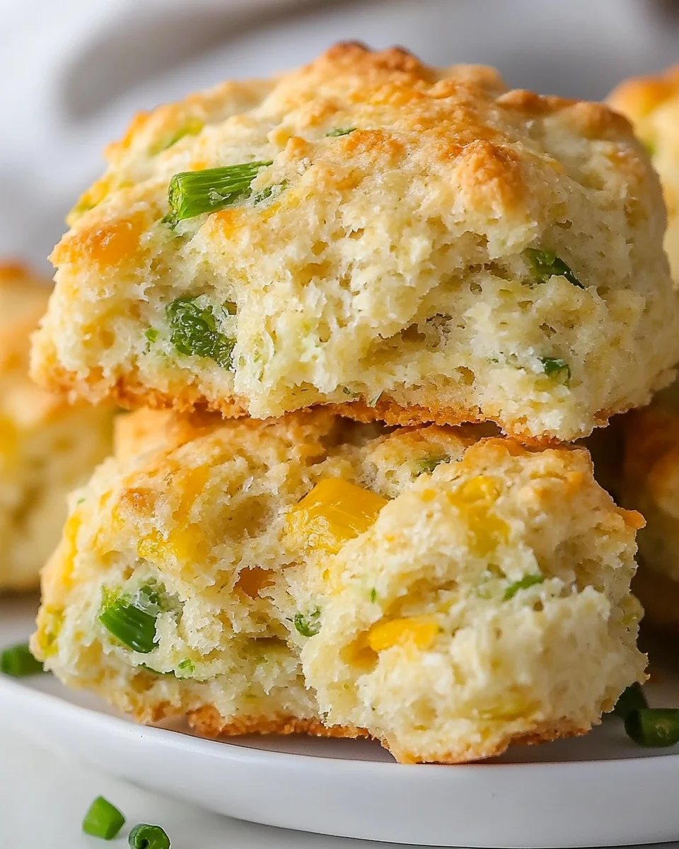 Cheesy Garlic Scapes Homemade Biscuits - additional image