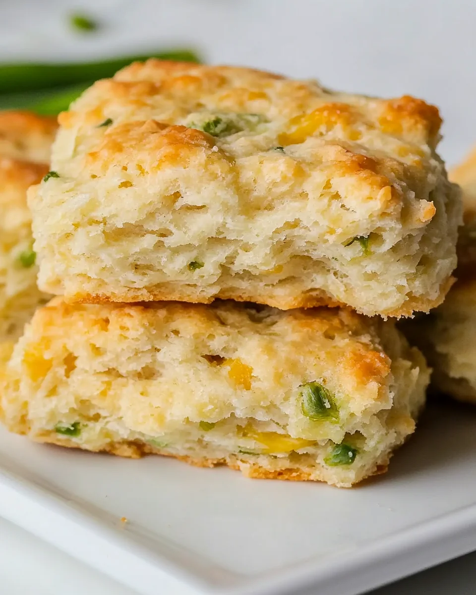 Cheesy Garlic Scapes Homemade Biscuits - additional image