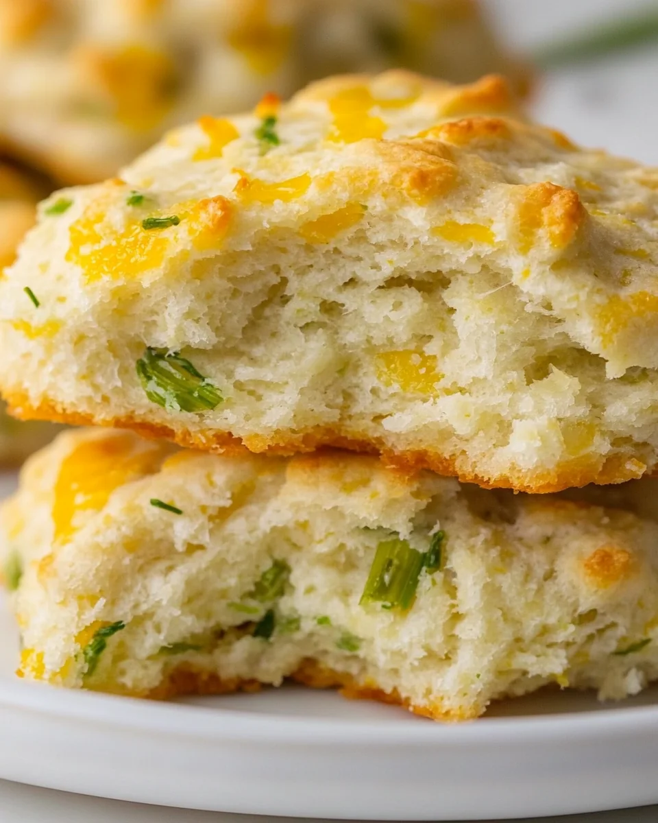 Cheesy Garlic Scapes Homemade Biscuits - additional image