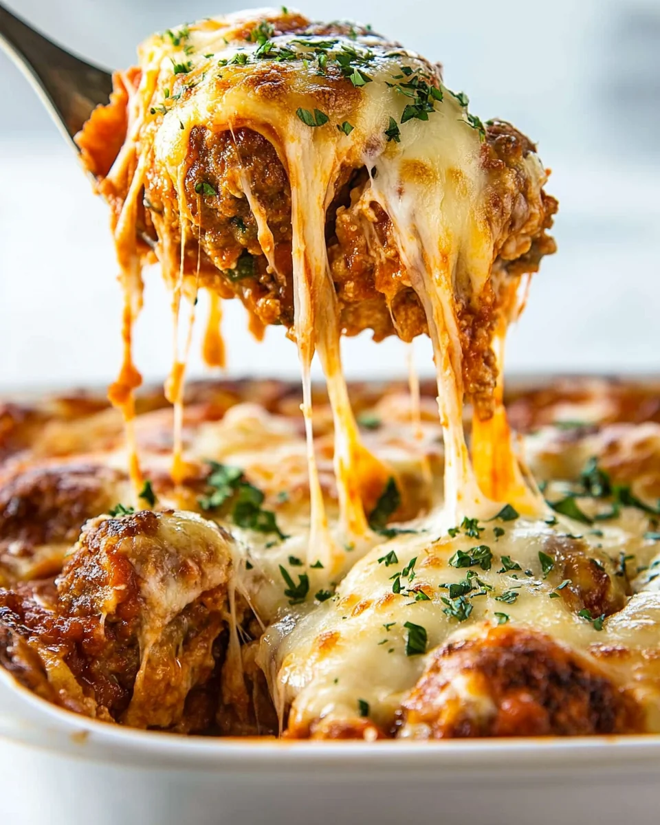Delicious Cheesy Meatball Casserole For Comforting Nights - additional image