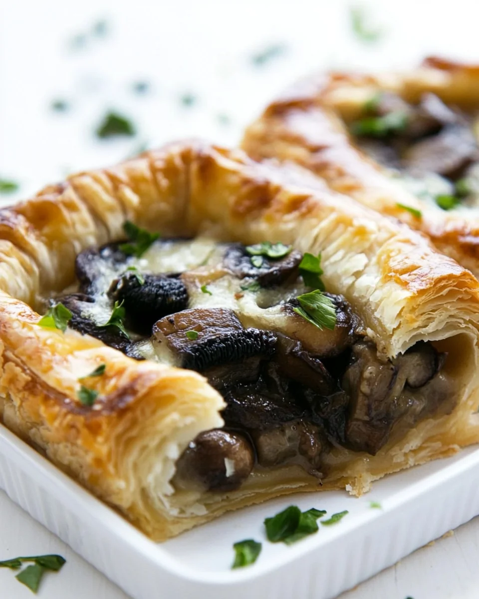 Cheesy Savory Mushroom Pastry - additional image