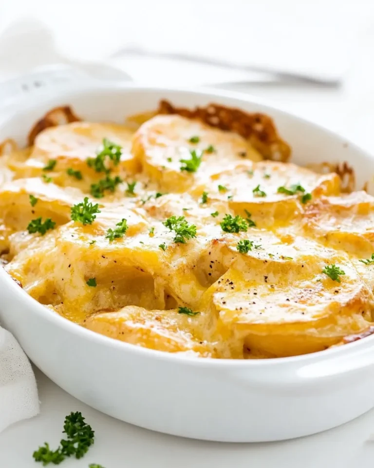 Delicious Cheesy Ranch Scalloped Potatoes