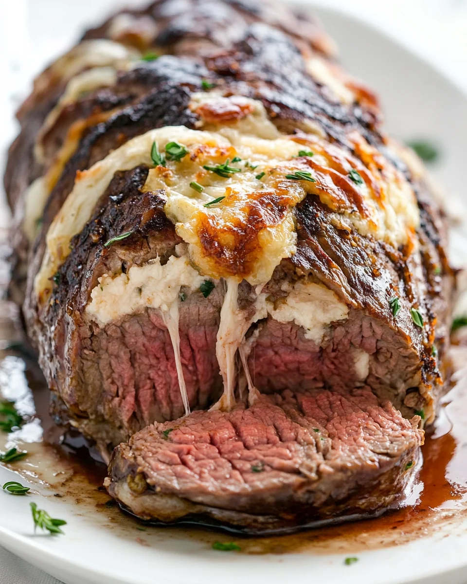 Cheesy Stuffed Flank Steak Recipe That's Perfect for Dinner - additional image