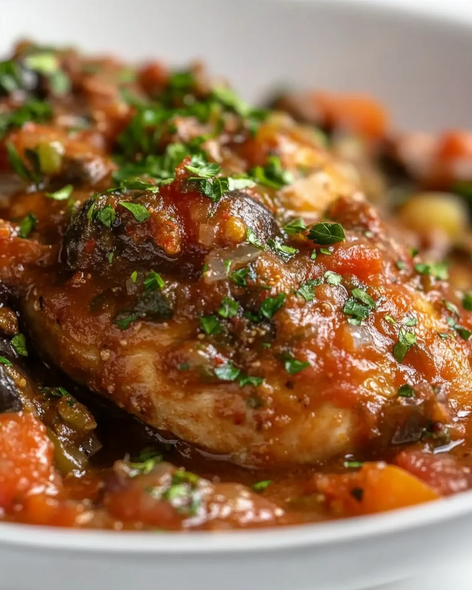 Simple Homemade Chicken Cacciatore - additional image