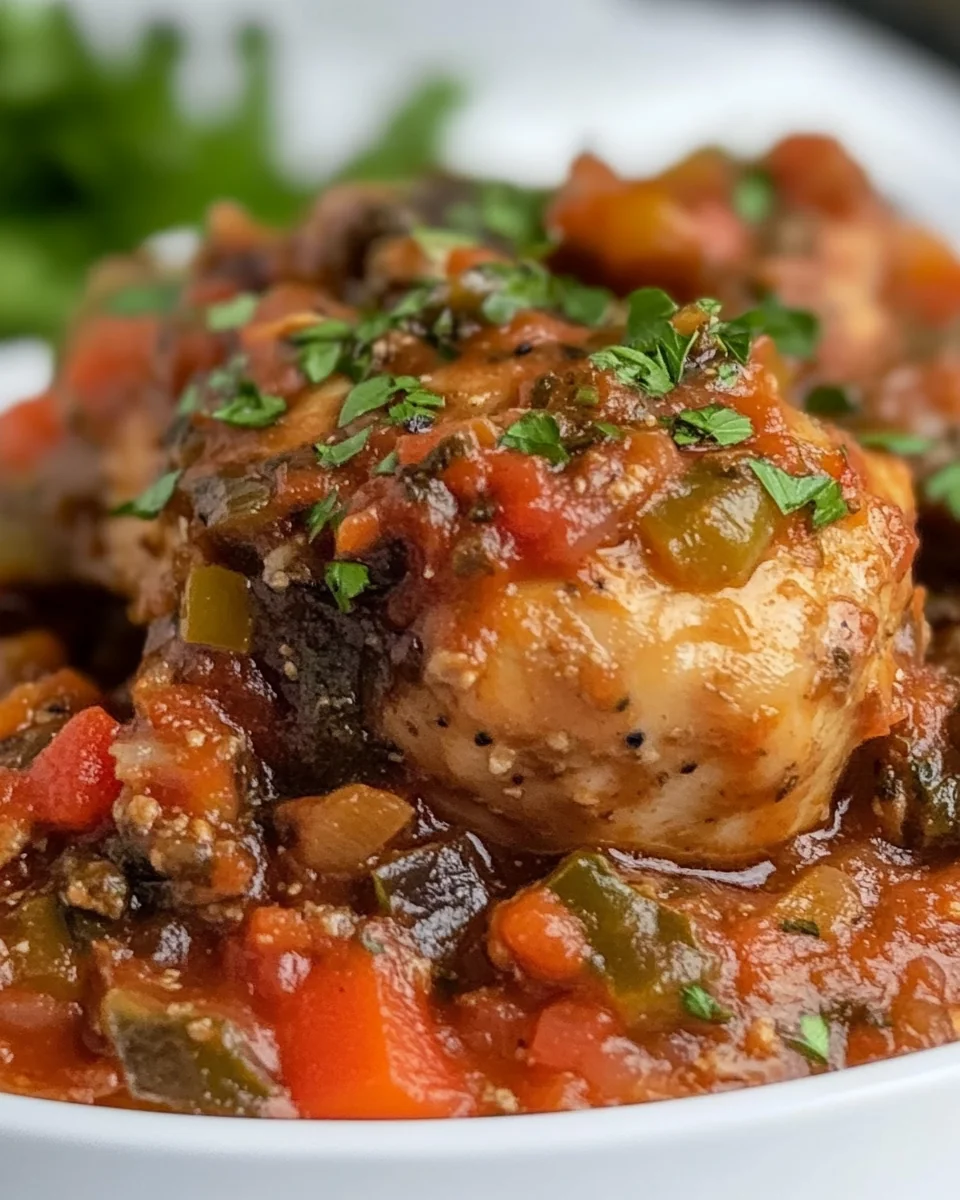 Simple Homemade Chicken Cacciatore - additional image