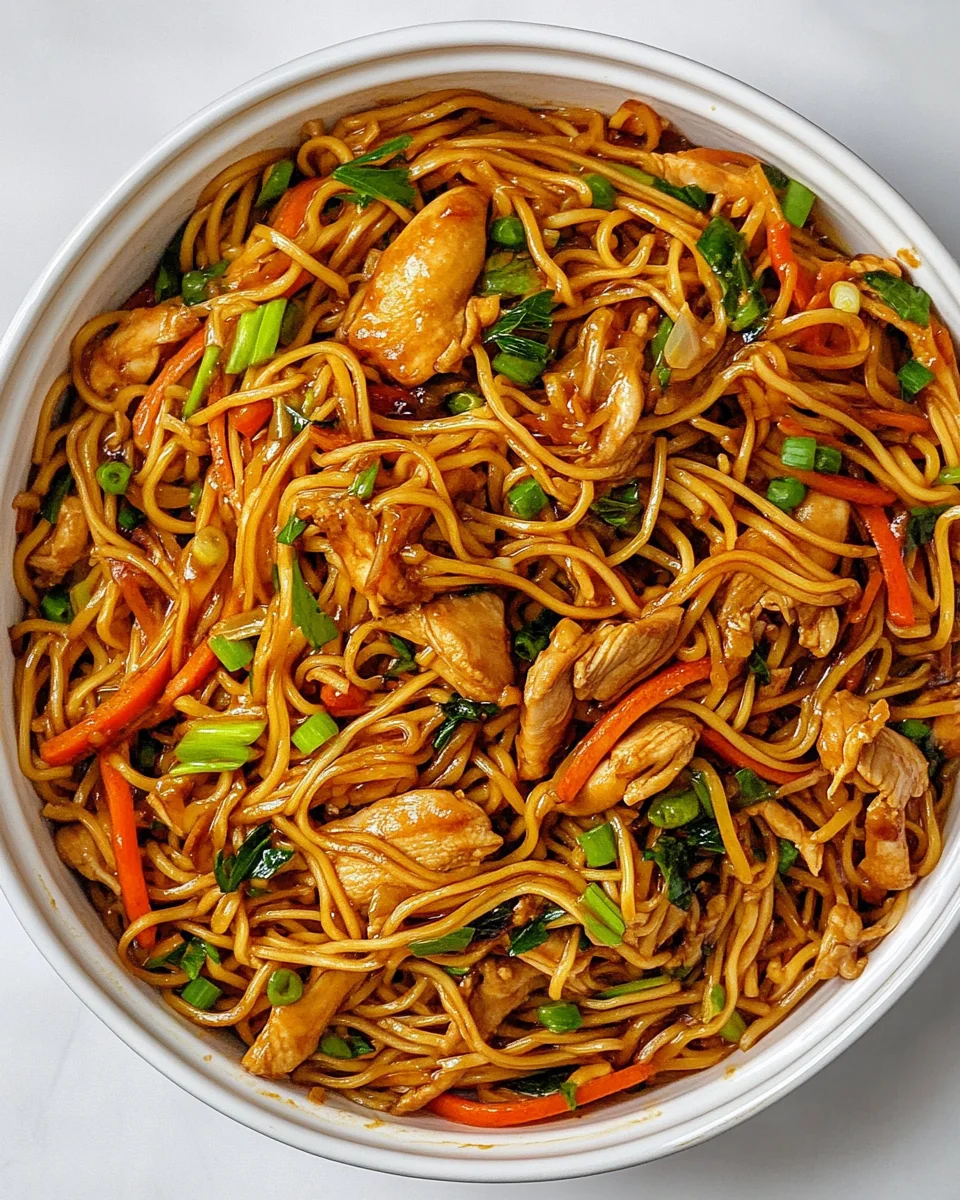 Perfect Homemade Chicken Chow Mein With Flavorful Sauce - additional image