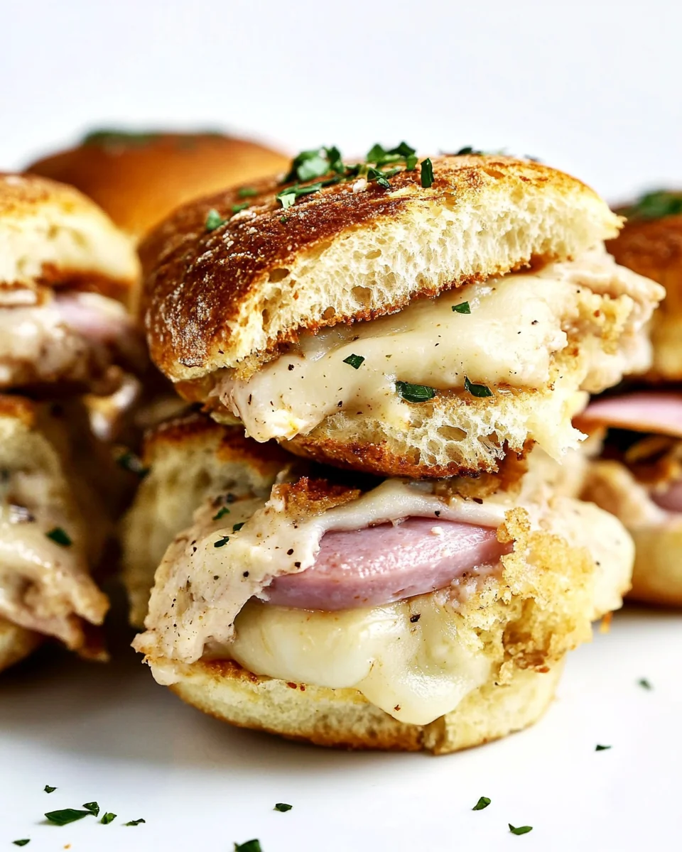 Homemade Chicken Cordon Bleu Sliders That Are Deliciously Savory - additional image