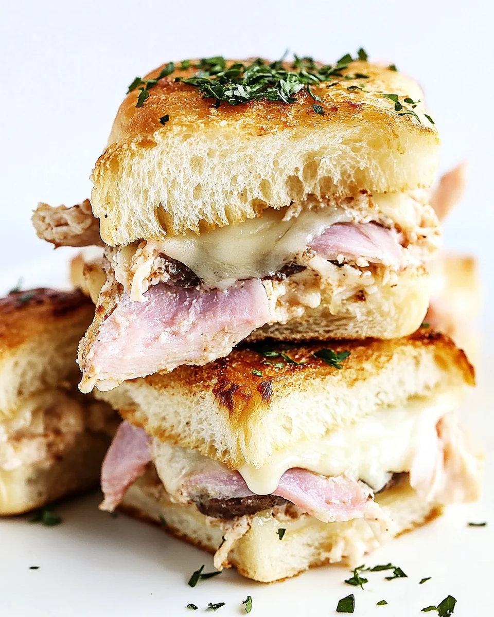 Homemade Chicken Cordon Bleu Sliders That Are Deliciously Savory - additional image