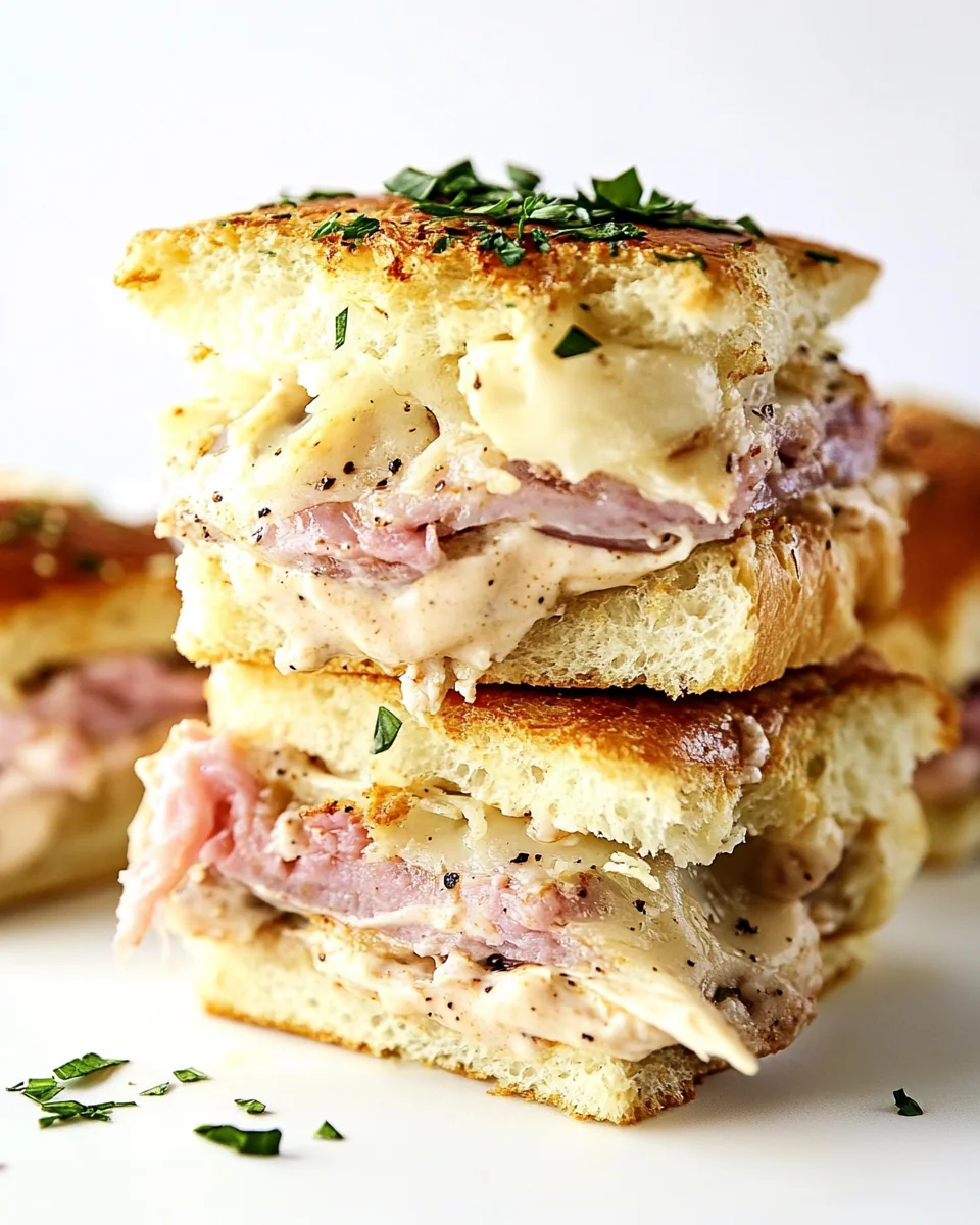Homemade Chicken Cordon Bleu Sliders That Are Deliciously Savory - additional image
