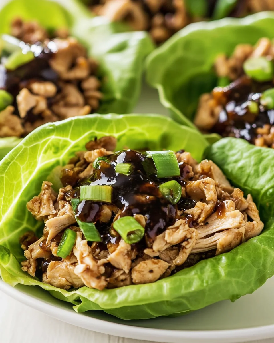 Delicious Homemade Chicken Lettuce Wraps - additional image