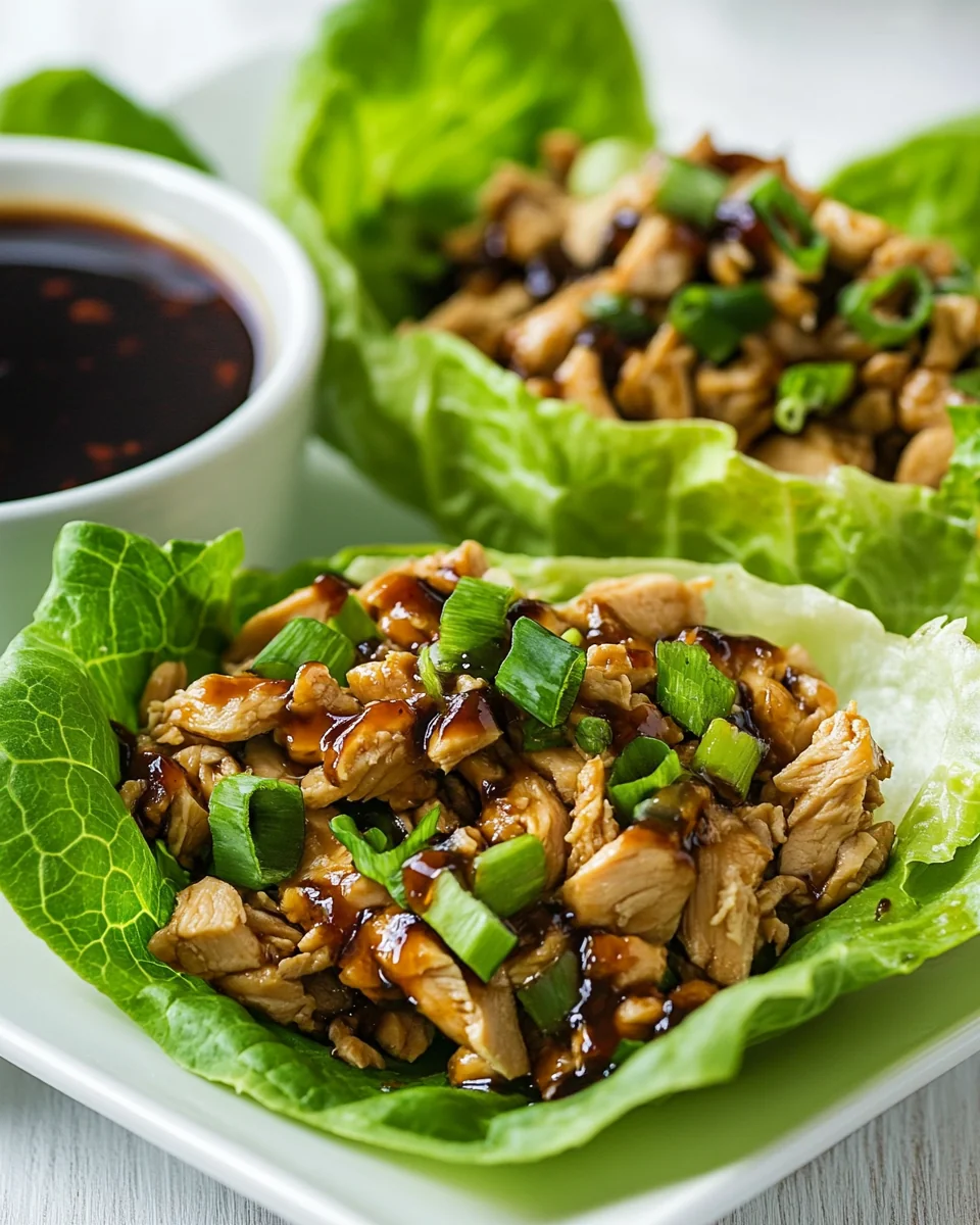 Delicious Homemade Chicken Lettuce Wraps - additional image