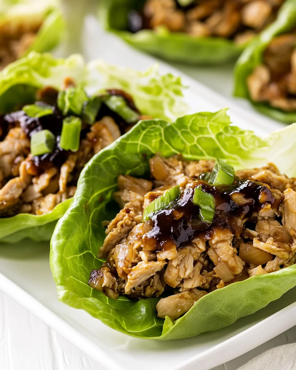 Delicious Homemade Chicken Lettuce Wraps - additional image